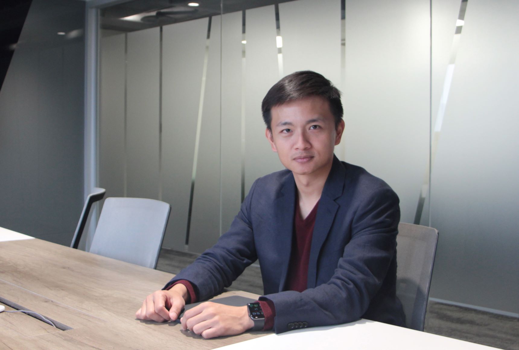 永鑫能源董事長暨總經理湯孟翰。（邱家琳攝）